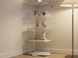 Rotatable four-layer tempered glass display cabinet,liquor cabinet,file cabinet,storage cabinet,with 20293335