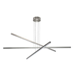 Pendant Lighting Fixture in Silver Integrated LED W1340119966