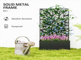 Garden Bed Galvanized PlanterGarden Bed with Privacy Pan 03231044