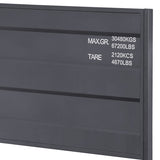 Gunmetal Full Platform Bed B062P186465