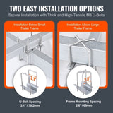 VEVOR Boat Guide, 43" Adjustable Design Guide Poles, 2PCS Rustproof Galvanized Steel T3342P359989