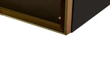 Large-Capacity Spice Rack Wall Mounted Storage Cabinet, Black Hanging Kitchen Pantry with Up-Flip W331P379953