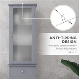 ZUN Bathroom Storage Cabinet-Grey （Prohibited by WalMart） 33017558