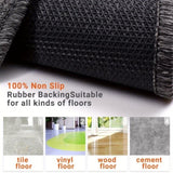2pc Kitchen Rug 31.5X17.3In, Kitchen Mats Non Skid Washable, for Kitchen Sink Side Mats, Aisle Rugs, 07102442