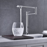 Pot shaped filler folding kitchen faucet with extended handle 18951448