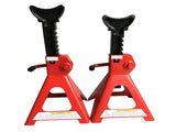 1 Pair of 3 Ton Jack Stands Red 18093196
