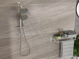 Multi Function Dual Shower Head - Shower System with 4.7" Rain Showerhead, 7-Function Hand Shower, W124361937