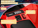 Red 6V Electric Toy Car Forward Backward with Wear-Resistant Wheels for 18-36 Months Old 20677653