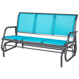 Outdoor courtyard seats for 3 people-Blue 50707601