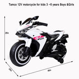 ZUN Electric motorcycle/ 12V Kids toys motorcycle/Kids electric car/electric ride on toys for 3 4 5 6 W1760110299