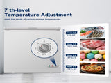 ORIKOOL Chest Freezer 5.0 Cu.ft Solid Top Commercial Deep Chest Freezers with Lockable Stay-Open Lid W2095P372720