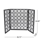 FIRE SCREEN 65179.00BLKSILV