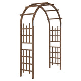 7ft Garden Arch Dark Brown 23275759