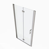 1 3/8" adjustment,universal pivot shower door, with 1/4" tempered glass finish 3072 W2122131060