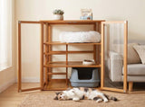 Bamboo Cat Cage, Cat Enclosure, Cat Cages Indoor, Catio Indoor Cat Enclosure, Indoor Cat Enclosure W2641P565680