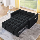 Sleeper Sofa, Convertible Sofa, Recliner, Bed, 3-in-1, 3-Position Adjustable Backrest, 2-Seater W1853126218