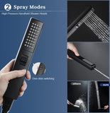 Shower Head, 8'' Shower Head hose High Pressure Shower Heads Anti-leak Rainfall Shower Head 41125283