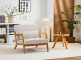 Mid-Century Modern Accent Chair, Arm Chair Living Room Chairs Pillow Upholstered Reading Chair 74746999