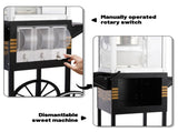 12oz Commercial Popcorn Machine with Cart, 3 Control Buttons Electric Popcorn Maker, Comes with 3 W2841P392621