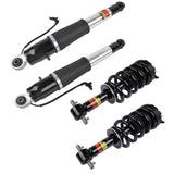 2Pcs Front Suspension Strut and Coil Spring Assembly and 2Pcs Rear Air Shock Absorber Fit for 52953816