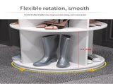 8 Tier Rotating Shoe Rack Tower, Spinning Shoe Display, Shoe Organizer,360 Shoe Rack Storage Round W2641P303444
