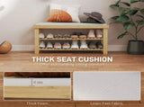 Shoe Bench with Storage Cabinets 15987582