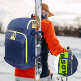 50L Blue Travel Ski Backpack for ski helmets, goggles, gloves, skis & other accessoriesAmazon 36520443