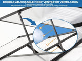 6x10 FT Polycarbonate Greenhouse Raised Base and Anchor Aluminum Heavy Duty Walk-in Greenhouses for 81183691