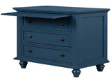 3-Drawer Storage Wood Cabinet, End Table with Pull out Tray 66934362