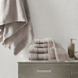 Cotton 6 Piece Bath Towel Set B03599323
