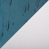 Bishop 25" Contemporary Glass Table Lamp in Clear Angel Blue Seeded Glass, Polished Nickel and White B202P224034