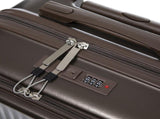 14"/20" 2 pcs/set in ABS Spinner Wheel Luggage, with Combination Lock and Front Opening Design, 14" W2787P378176
