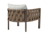 2-Pieces Outdoor Metal Patio Club Chair, Patio Arm Chair with Cushion, Modern Outdoor N780P254451B