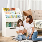 ZUN Kids Shelf Book/Storage Cabinet-White 19517984