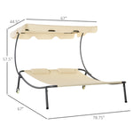 ZUN Folding Lounge Chairs / beach chair （Prohibited by WalMart） 15811716