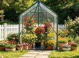 54" x 36" x 67" Portable Mini Greenhouse with PE Bottom Mat, Clear PVC Plant Grow Tent, Wind 98321278