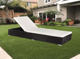 Outdoor Leisure Rattan Furniture Pool Bed / Chaise -Black 13432209
