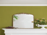 24" x 36" Gold Arch Mirror, Baroque Inspired Wall Decor for Bathroom Bedroom Living Room W2078123418