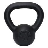 ZUN 5LBS Solid Cast Iron Kettlebells Ideal for Strength Training, Building Muscles 22545839