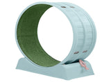 80*34*86CM Light blue PP track connector assembly, circular design with green carpet 1 cat teaser 07017045