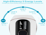 Laser Hair Removal For Woman Man Ice Cooling Permanent IPL Hair Remover with Painless 999999 Flashes 39010425