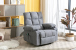 ZUN Vanbow.Recliner Chair Massage Heating sofa with USB and side pocket 2 Cup Holders W152173019