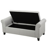 HAYES ARMED STORAGE BENCH 57735.00LGR