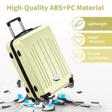 Luggage Set of 3, ABSPC Hardside Suitcase Sets with TSA Lock 4 Spinner Wheels, Lightweight Trolley 14399638