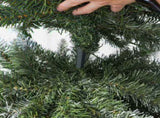 3Pack PreLit Snow Flocked Pencil Christmas Tree Set, 3FT/ 4FT/ 5FT Slim Artificial Xmas Trees with N710P523031F