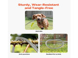 50 ft Stainless Steel Garden Hose, Durable Water Hose with 10-Function Spray Nozzle, Flexible and 17444970