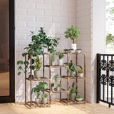 Plant Stand Indoor, Outdoor Wood Plant Stands for Multiple Plants, Plant Shelf Ladder Table Plant W2181P192837