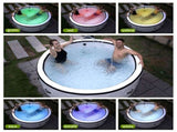 Large tub for 4 to 6 People, Portable Outdoor spa with 150 airjets and 1 Thermal Cover Massage 25339527