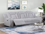 Light Gray Double Reclining Sofa with Cup Holders Ultra Comfort Premium Corduroy Upholstery Living B011P501907