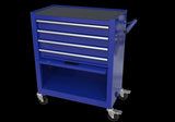 ZUN 4 Drawers Tool Cabinet with Tool Sets--BLUE W110258795